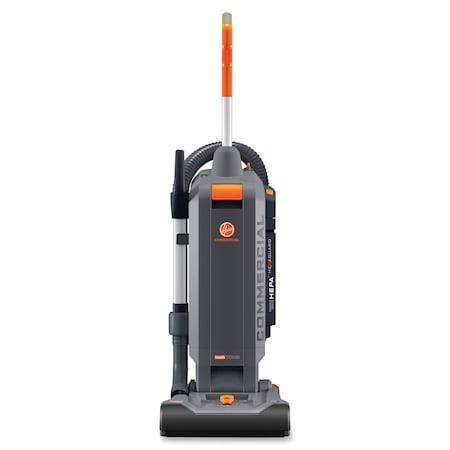 Hoover Upright Vacuum, 13 Plus, Sealed Allergen, 69dB, 4.5 qt., GY HVRCH54113